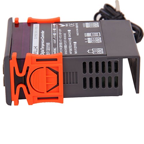 4 Stellige LCD Anzeigen Digital Temperaturregler WH7016C - 2