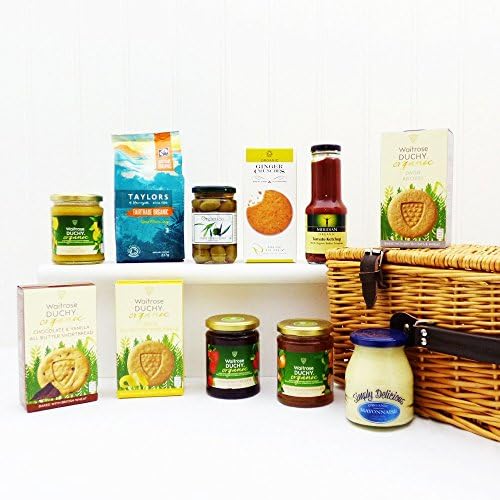 Luxury Gourmet Food Hamper Presented in a Wicker Gift Basket - Gift Ideas for Mum, Valentines, Mother's Day, Birthday, Anniversary, Business and Corporate, Dad, Fathers Day, Christmas