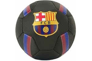 ROGER'S Balón oficial de fútbol Barcelona. Pelota de fútbol Blaugrana. Negro Oro Rojo Azul Talla para adultos y niños (tamaño 5 - grande)
