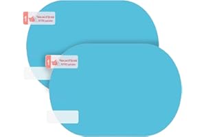 Acunny Rain Resistant Film, Anti-Fog Film, Waterproof Film, 2 Pieces for Side Mirrors, Rain Protector for Car Mirrors, Stickers