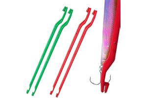 Tadipri Lot De 4 Dégorgeoirs À Poissons Ensemble De Niveaux De Pêche, Crochet Simple Et Double, Boucle De Liage, Outil De Noeud Rapide, Noeud De Clou Rapide avec Accessoire De sous-Ligne De Pêche