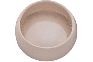 Nobby Keramik Futtertrog 125 ml, Creme, Ø 8 x 4,5 cm, 1 Stück