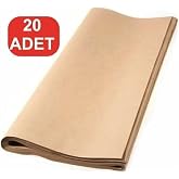 Kraft Kağıt 20 Adet 100 X 70 Cm ambalaj ve &Ccedil;eyiz tabak eşya paketleme kağıdı