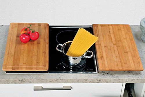 SIDCO ® Herdabdeckplatte Abdeckplatte Ceranfeldabdeckung Herdabdeckung Bambus - 3