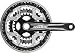 Produktbild SHIMANO Deore FC-M591 Kurbelgarnitur Trekking Hollowtech II 3x9 Kurbelarmlänge 170mm 2019 MTB