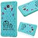 Produktbild GrandEver Samsung Galaxy A5 (2016) A510 Weiche Hülle Grün Bumper & Hart PC Rückschale Candy Case Hartschale Schutzhülle mit Muster Vintage Backcover Ultra Slim Silikon Rahmen Rückseite Ultra Dünn Protective Soft Case Handytasche Premium Handyhülle Etui Schale - Eule