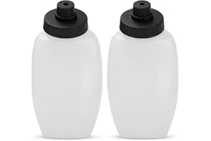 Fitletic® Replacement Drinking Bottle, Set of 2, 175 ml, 250 ml, 350 ml, Small Water Bottle, Water Bottle, Running Belt, Water Bottle Replacement, Small Water Bottle, Jogging Drinking Belt, Simple