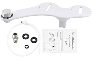 SUDEG Bidetaufsatz Bidet - Aufsatz Bidet WC Popodusche Dusch WC Intimdusche Toilette,Bidet Aufsatz Bidet Einsatz für Toilette Einstellbarer Nichtelektrischer Bidet Toilettenaufsatz