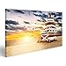 Produktbild islandburner Bild Bilder auf Leinwand Miami South Beach Sonnenaufgang Wandbild, Poster, Leinwandbild EOS