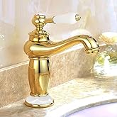 Fause Rustik Lavabo Bataryası Vintage KLB100 (Altın)