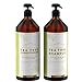 Calily Life Organic Tea Tree Shampoo + Conditioner with Dead Sea Minerals, Duo Set, 33.8 Oz. Each - Concentrated Extra-strength Formula - Removes Impurities, Refreshes, Softens and Invigorates RS.4512.00