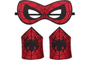 Niumowang Helden Maske, Kinder Party Masken, Cosplay Party Augenmasken, Superhelden-Armband, Partyzubehör, für Kinder und Erwachsene Halloween Party, Party Maskerade, Cosplay Party