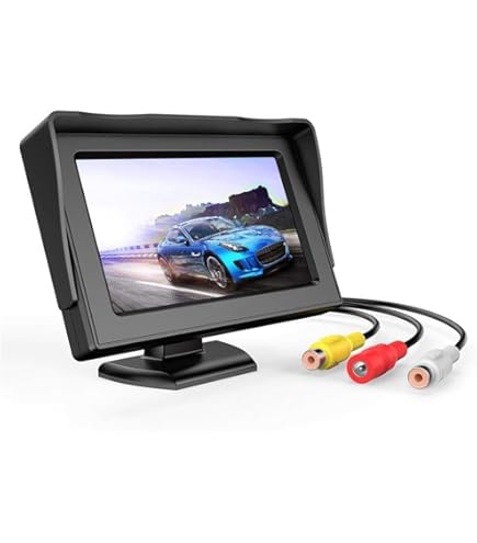 4.3 Zoll TFT LCD Auto Rückfahrkamera Monitor - Rückfahrbildschirm Für SUV, Van, LKW