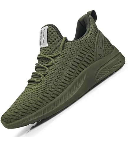 ODCKOI Slip On Sneaker Herren - Leichte Atmungsaktive Sportschuhe Ohne Schnürsenkel