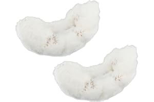harayaa Ice Skate Blade Covers, Skating Cover, Water Absorbing, Skate Covers, Ice Skate Blade Protector for Hockey Skates, White