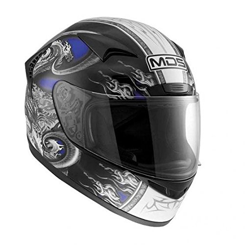 AGV Helmets New Spinter MDS E2205 Multi, colorAzul (Creature Azul), ta