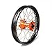 Produktbild HAAN WHEELS - 61600 - Vollrad Haan Wheels Ring schwarz 18-2,15 Nabe orange 1 36512/3/10