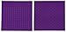 Premium Purple Stackable Base Plates - 4 Pack 6" x 6" Baseplate Bundle with 30 Purple New and Improved 2 X 2 Stackers - Compatible with All Major Brands - Tower Construction