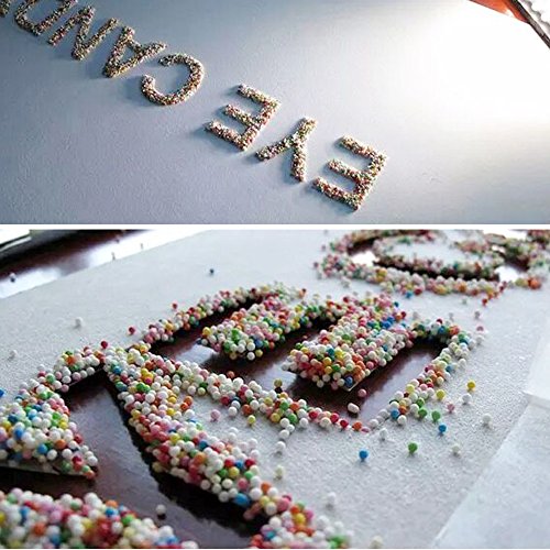 2 Beutel Mini Styroporkugeln Handwerk ca. 0,7 cm / 0,2 cm DIY Schaumstoff Dekoration Styroporkügelchen Füller - 6