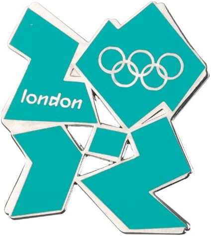 Blue Metal Fridge Magnet Official London 2012 Olympic Memorabilia Gift + Free London 2012 Official Tennis Keyring