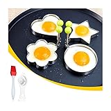 Alimentos de calidad de acero inoxidable duradero huevo frito huevo panqueque molde perfecto forma panqueques o tortilla.