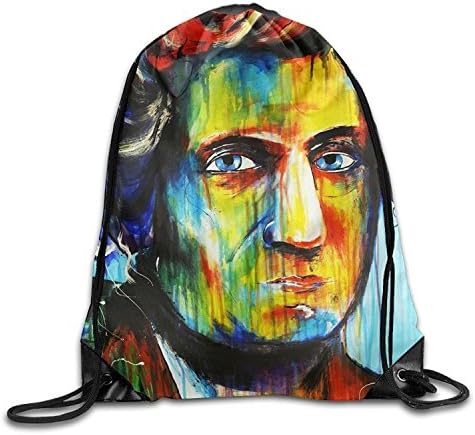 Yesliy George's Birthday Cool Women Drawstring Bag Heavy Duty String Backpack Party