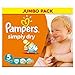 Produktbild Pampers Simply Dry Größe 5 Junior 11-25kg (66) - Packung mit 2