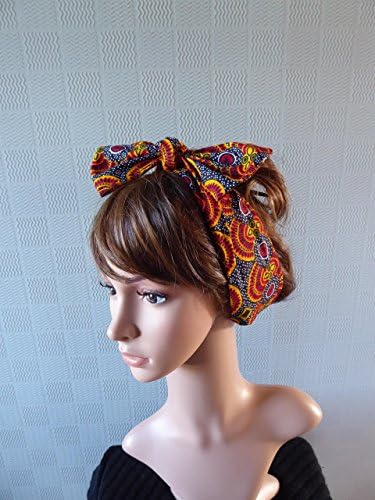African cotton hair scarf/bandana