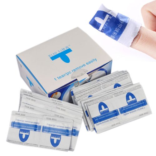 Nail Art Portable Manicure Nail Polish Acrylic UV Gel Remover Pads-200pcs
