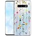 Produktbild OOH!COLOR Collection 2019 Handyhülle kompatibel mit Samsung Galaxy S10 Hülle Silikon mit Muster transparent dünn Schutzhülle durchsichtig Case für Samsung S10 G973F Blumen-Liane (EINWEG)