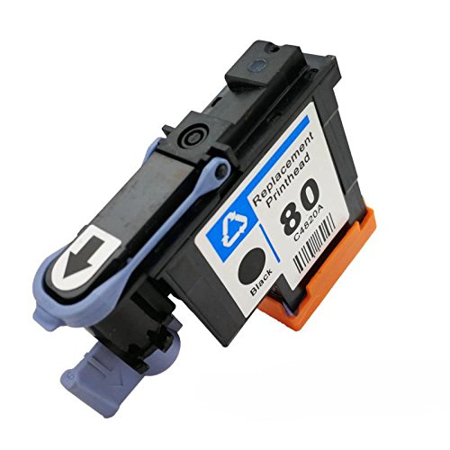 OYAT® Compatible Reman HP 80 Druckkopf C4820A C4821A C4822A C4823A Druckkopf (Schwarz)