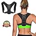 Price comparison product image AGGEND Sports Posture Correction Straightener Back Shoulder Belt Black Adjustable Breathable Back Strap Shoulder Strap Back Support Posture Trainer for Men Women XL