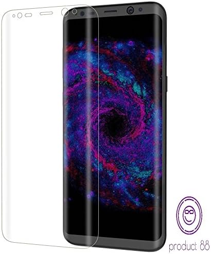 Product88 Samsung Galaxy S9+ S9 Plus 3D Curved Edge To Edge Full Tempered Glass Flim Screen Protector For Samsung Galaxy S9+ S9 Plus Glass (Clear)