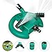 Produktbild Magicfun Rasensprenger Automatische Bewässerung Gartensprenger für große flächen Sprühabstand 8 bis 10 Meter, Wasser Garten Sprinkler 360°Rotierende 3- Arm Schlauchsysteme