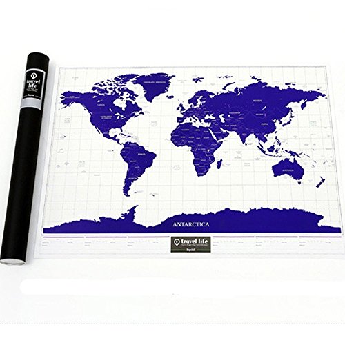Signstek Travel Map Weltkarte Rubbelweltkarte - 5