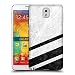Produktbild Offizielle Nicklas Gustafsson Weiss Marbel Streifen Tiere 3 Ruckseite Hülle für Samsung Galaxy Note 3