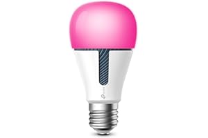 Kasa Smart Bulb by TP-link, WiFi Smart Switch, E27, 10W, No Hub Required, Works with Amazon Alexa (Echo and Echo Dot) and Google Home, Colour-Changeable (KL130) [Energy Class F]