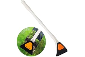 OUYIWEIMAOYI Spugna Pulizia Acquario, Strumenti per la Pulizia dell'acquario, per Pulizia delle alghe acquatiche Spazzola per Pulizia pulisci Vetro Acquario (10 * 54CM)