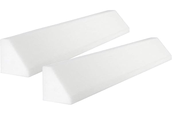 PEKITAS Barrière De Protection en Mousse 120 cm pour Lit Bébés Enfants Tour De Lit Pack 2U Blanc