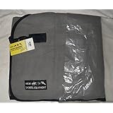 HKM Abschwitzdecke -Alaska-hellgrau/dunkelblau,Rückenlänge 135 cm