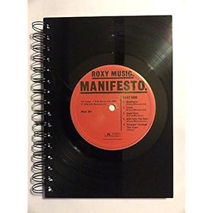 Roxy Music Vinyl Record A5 Notizbuch Geschenk