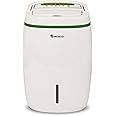 Meaco 20L Low Energy Dehumidifier and Air Purifier 2 in 1- Dehumidifier For Medium to Large Size Homes - Controls Humidity & Cleans Air All Year Round with HEPA filter [Energy Class A] White