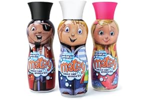 Matey Bubble Adventure Molly Max and Pegleg Bubble Bath for KIDS (3 in 1 Pack...