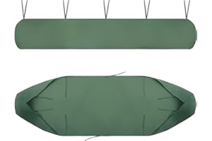 FHQGZT Patio Awning Cover, Patio Protection Canopy, 420D Heavy Duty Weather Proof Oxford, Protective Cover for Awnings, Dustproof Waterproof Anti-UV for Garden Outdoor Awning Canopy (4m/13.12ft,Green)