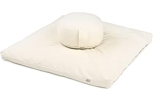 Bodhi Set de meditación Eco | Cojín de meditación Rondo + Zabuton