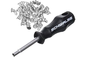 Schwalbe HERRAM.Schwalbe Para CUBIERTA (C/50 CLAVOS) unisex-dorośli, czarny, jeden rozmiar