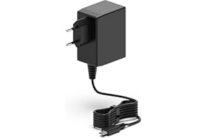Hafiuege Caricatore per Nintendo Switch,Alimentatore di rete da 39W per Switch/Switch OLED/Switch Lite/Steam Deck,USB C 15V 2.6A