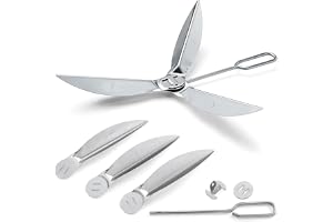 FiTspi One-Touch-rengöringssystem-kit för Weber klotgrill, 55,9 cm, 90992, 3618, 7443