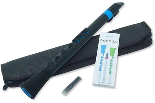Nuvo N430DBBL Dood 2.0 Clarinette d’éveil, noir et bleu, 1,2 x 39 x 7,4 cm