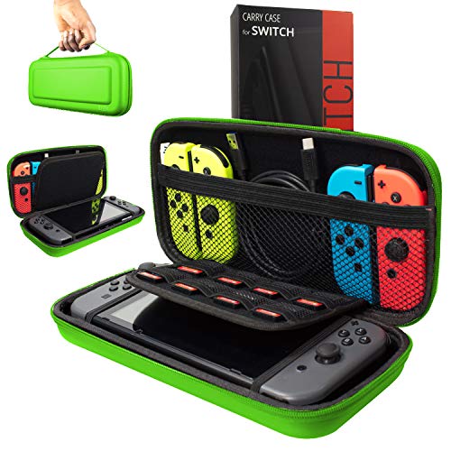 Orzly Tasche fr das Nintendo Switch - GRN Aufbewahrungstasche/- Hartschalen Case/Cover/Hlle/Schutzhlle fr die Nintendo Switch Konsole & Accesoires Orzly Tasche fr das Nintendo Switch - GRN Aufbewahrungstasche/- Hartschalen Case/Cover/Hlle/Schutzhlle fr die Nintendo Switch Konsole & Accesoires